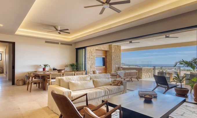 Paraiso Escondido Condo | Quivira Retreat: Oceanview Haven 4 BR PH