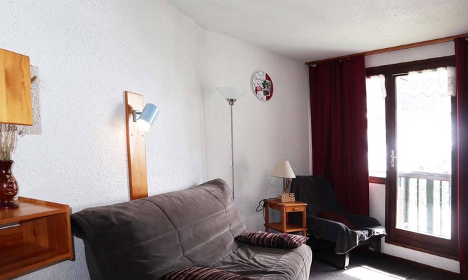 Les Orres Apartment | Résidence Cairn - Studio 4 Personnes vue Pistes
