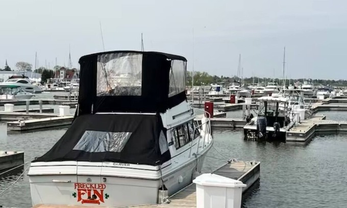Racine Boat Rental | Reef Point Marina - Vessel: "Freckled Fin" - East Dock 1, Slip 19