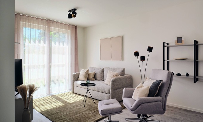 Zirchow Apartment | Relax at Pine Hill Resort: new, modern apartment C 7 with garden view