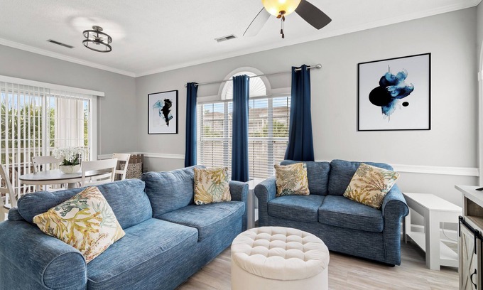 Central Myrtle Beach Condo | Remodeled 1 BR Condo in Golf Community, Sleeps 2