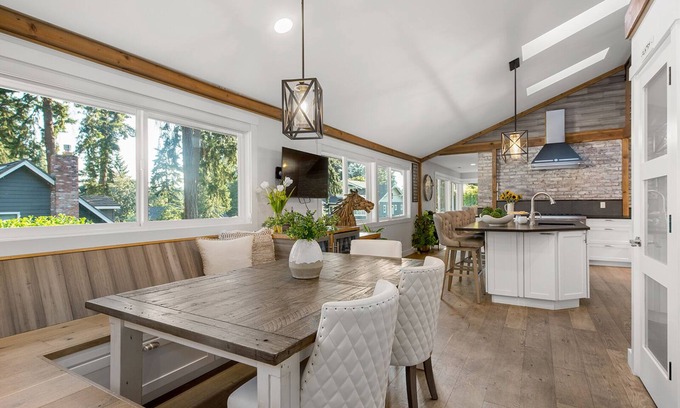 West Bellevue House | Remodeled Bellevue Oasis – Walk to Downtown, Private Hot Tub & Tranquil Garden