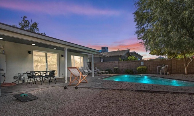 Park Scottsdale One House | Remodeled Modern Old Town Scottsdale Gem w/ Heated Pool!
