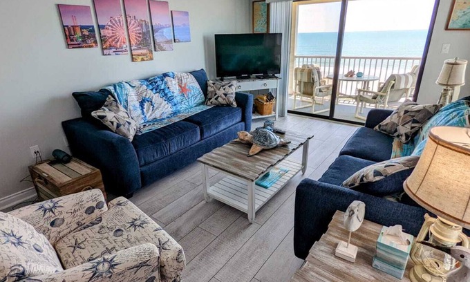 Windy Hill Condo | Renovated 2 bedroom ocean front condo - Right on the beach!