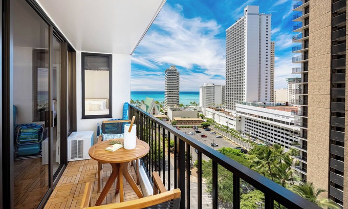 Waikiki Condo | Renovated Boutique-Style Ocean View Condo w/Parking - Secret Door Surprise!