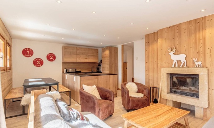 Plagne Soleil House | Renovated ski-in chalet, 4 bedrooms, Plagne Soleil