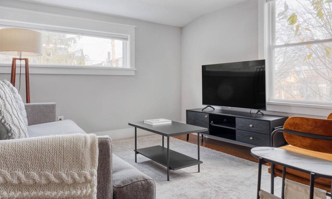 Jamaica Plain Apartment | Renovated JP 2BR near Stony Brook T, w. W/D in unit, by Blueground