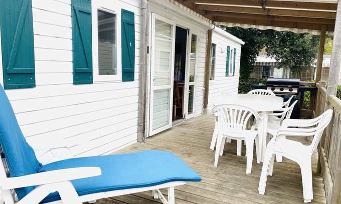 Ronce-les-Bains House | Rental Mobile home 6/8 people in campsite 4 * LA PIGNADE