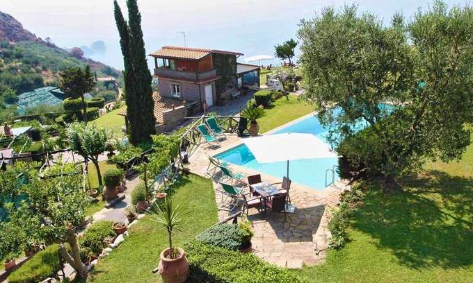 Sorrento Villa | Rentals in Italy - The Sea Farmhouse, resort in the nature, with pool and sea view
