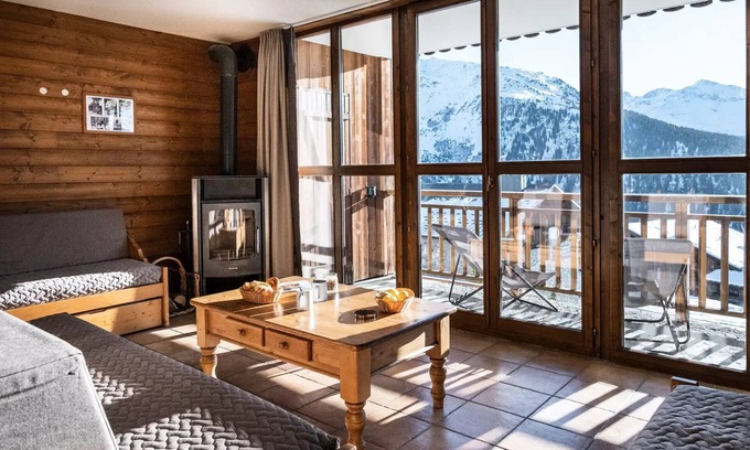 Les Eucherts Apartment | Residence Les Balcons de La Rosière * - 6 Room Apartment 10/12 People