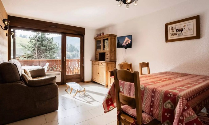 La Clusaz Apartment | Residence Domanial A - 3*, cozy, close to the slopes Bossonnet/shops, garage, WIFI