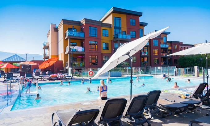 South Pandosy Apartment | Resort Style Living with Private Lawn and Patio