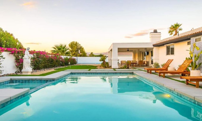 Desert Park Estates Villa | Resort style Villa w/views, pool, spa and golf