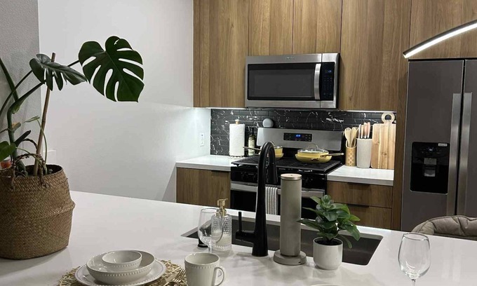 Stanton Apartment | Retreat Home, kitchen island, LUX amenities