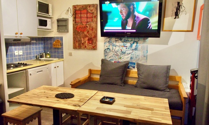 Risoul Apartment | Risoul - Studio 02 - Fully equipped - WIFI - 30m² - Foot of ski area