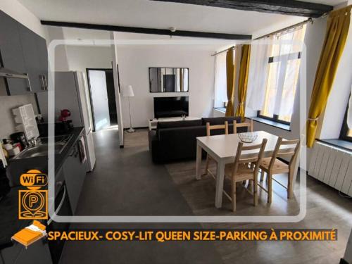 Sedan Apartment | Rivage Ardennais - chateau - CHU -T2-queen size