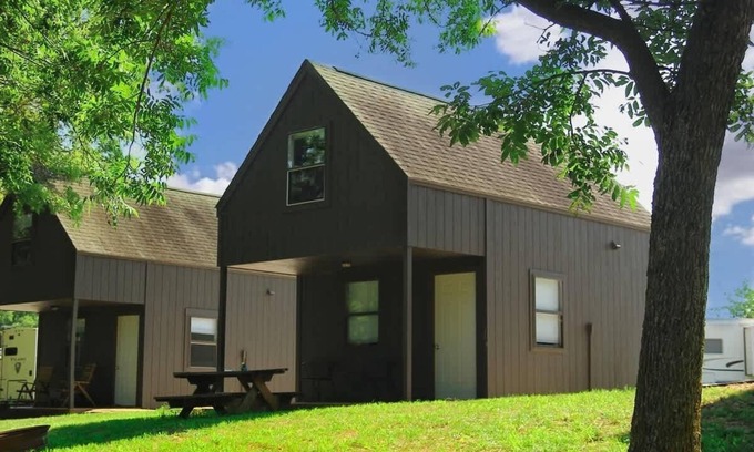 Caplinger Mills Cottage | Riverfront Getaway: Fire Pit, Cozy Loft (Cabin 2)