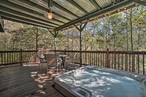 Lakemont House | Riverfront Tallulah Falls Cabin with Hot Tub!