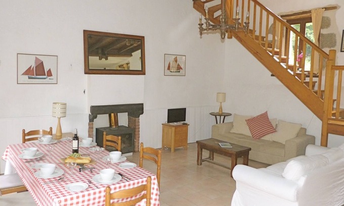 Busserolles House | Riverside Mill in walking distance of village with Restaurant / Bar & Bakery