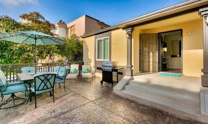 Crown Point House | Riviera Bay View Dream - Private patio with bay view and parking