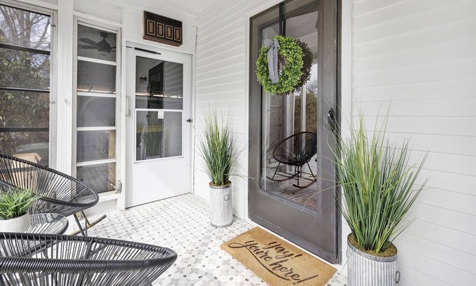 Rock Hill House | Rock Hill Family Bohemian Bungalow | Outdoor Living | Sleeps 12! | Dog friendly!