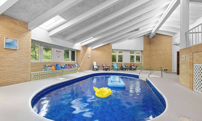 Rockford House | Rockford Retro Revival Indoor Pool + Arcade Fun!