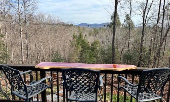 Lake Lure Cabin | Romantic Mountain Cabin - Views and Hot Tub
