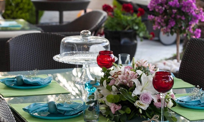 Polichrono Apartment | Romantic residence in the palm garden at the SEA in Chalkidiki. Ideal for couples!