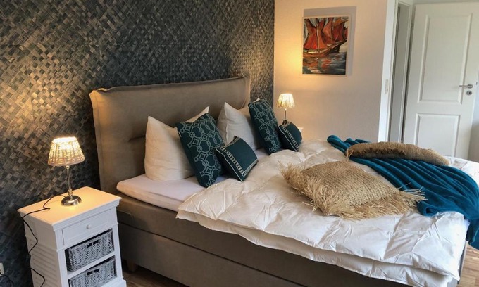 Pruchten Apartment | romantisches Ferienhaus Boddenblick mit Sauna