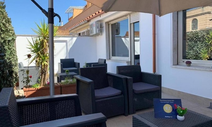 Rione XVI Ludovisi Apartment | Rome apartment penthouse with terrace spanish steps trevi fountain barberini