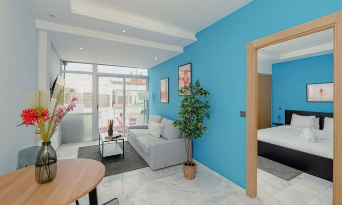 Agdal Apartment | 🌟 Rooftop Apt Near Arribat Center Mall + ☀️ Terrace