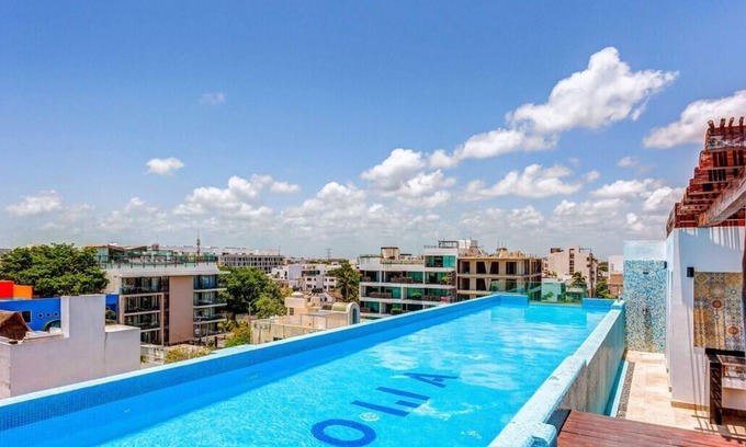 Zazil-ha Condo | Rooftop Pool | BBQ | Oceanview | Steps to 5th Ave