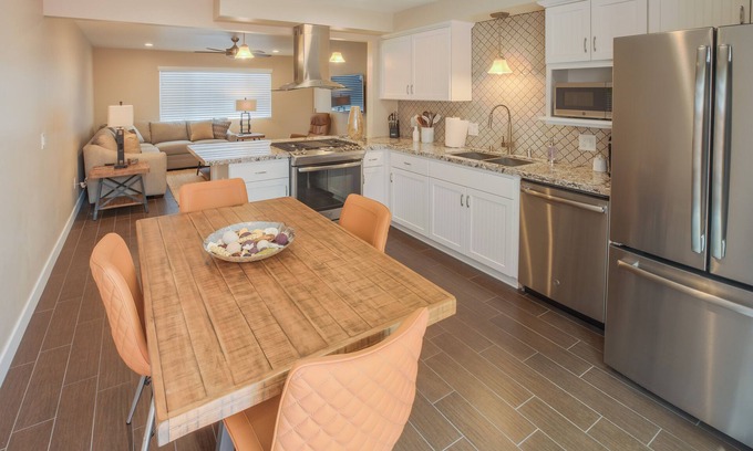 Downtown Apartment | Room for Everyone, Block from the Beach