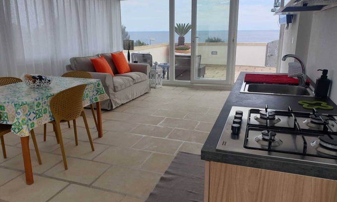 Marina di Novaglie Apartment | Room with a view of the sea of Salento and Leuca.