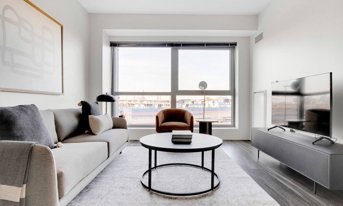 East Cambridge Apartment | Roomy East Cambridge 1BR w/Gym & W/D, near Lechmere Stn, by Blueground