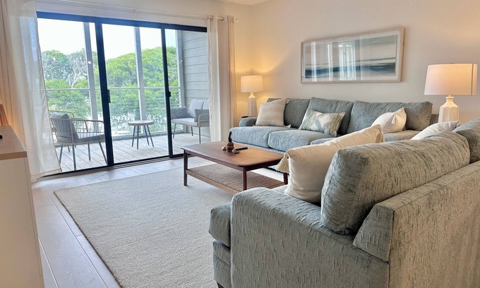 Pine Knoll Shores Condo | Roosevelt’s Sea Drift Haven - 2 Bed 2 Full Bath