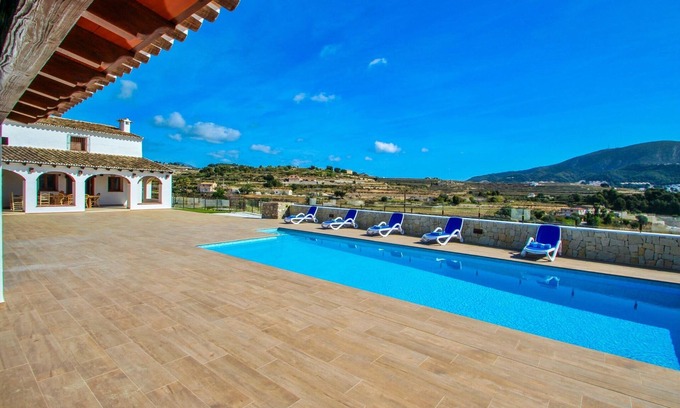 Teulada Villa | Rosalia - holiday home with panoramic view and private pool in Teluda