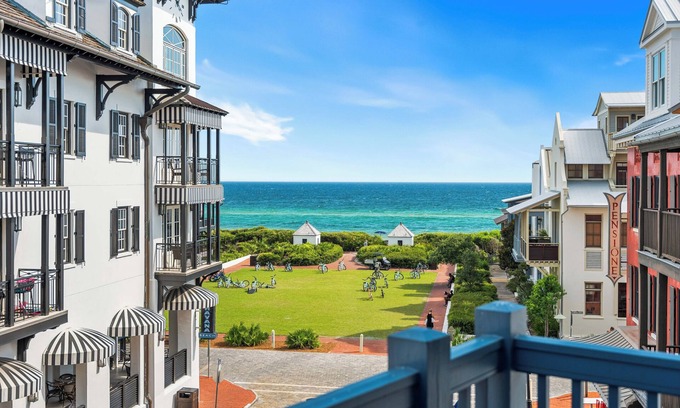 Rosemary Beach Condo | Rosemary Penthouse | Overlooks Main Street & Gulf Views - Access to Rosemary Beach, Pools, & Tennis