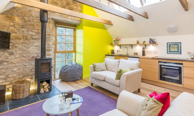 Balerno House | Rural chic - The Hayloft others style and comfort with a rustic charm.