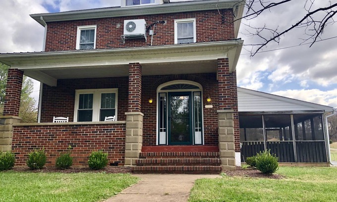 Halltown House | Rural Home, Hot Tub, Campfire, Hardwood Floors