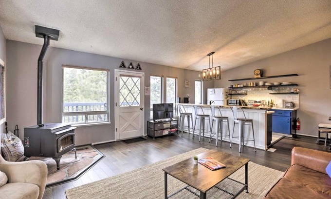 Tahoe Village House | Rustic-Chic Heavenly Condo, 5 Mi to Nevada Beach