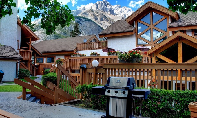 Banff Condo | Rustic Value Banff Condo with Fireplace!