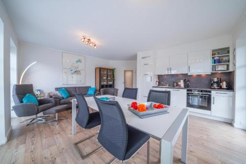 Borkum Apartment | Südstrandhus Urlaub mit Hund Wohnung 2 unten