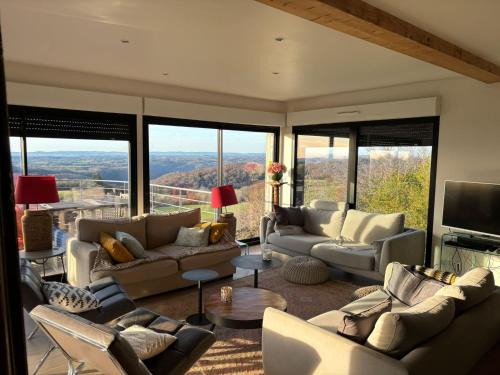 Chalvignac House | S'évader vers l'horizon 6pers, calme, wifi