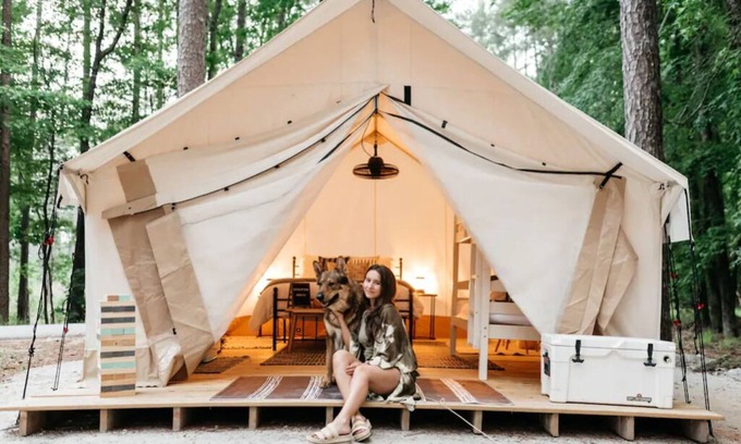 Tanglewood House | Safari Tent Glamping at Unicoi in Helen GA - 16