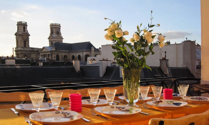 Odeon Apartment | Saint Germain Odeon Penthouse Terrace View Ac! (3BR)