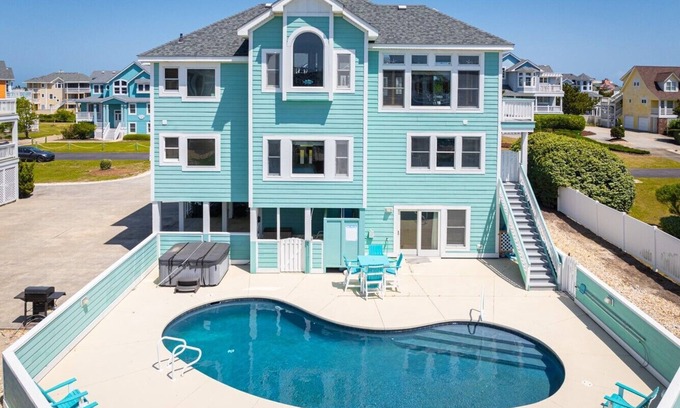 Buck Island House | Salt and Soul Cottage: Private Pool, Hot Tub, Community Pool, Close to Beach!