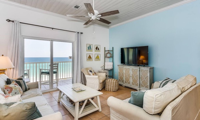 Pensacola Beach Condo | Salty Kisses on the Beach! 4th floor San Souci-across from Peg Leg Pete's!