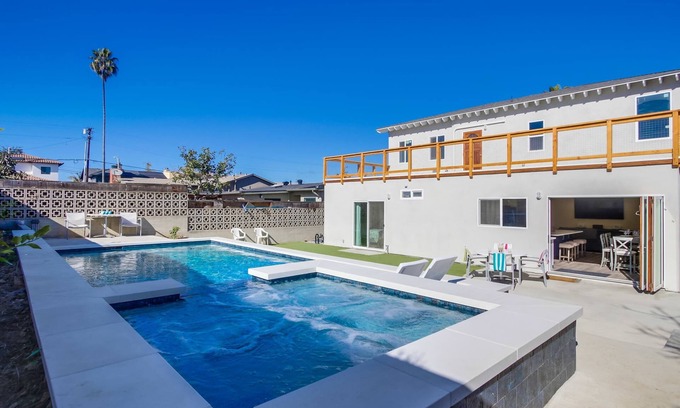 Point Loma Heights House | San Diego Luxury Haven with Heated Pool/Hot Tub