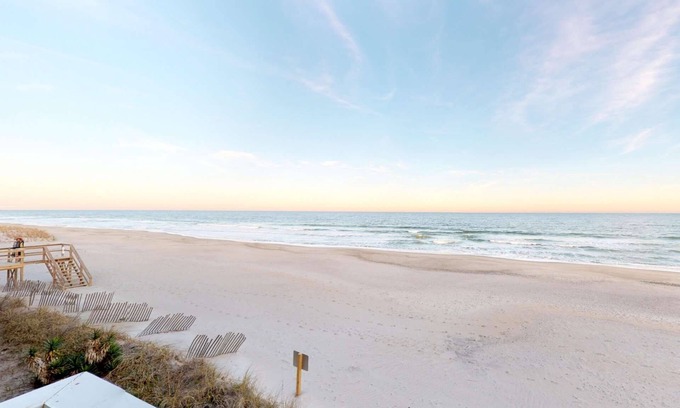 Kure Beach Condo | Sand Castle - Ocean Dunes Beachfront Condo w/Lovely Views, Large Deck, Indoor/Outdoor Pools, Tennis